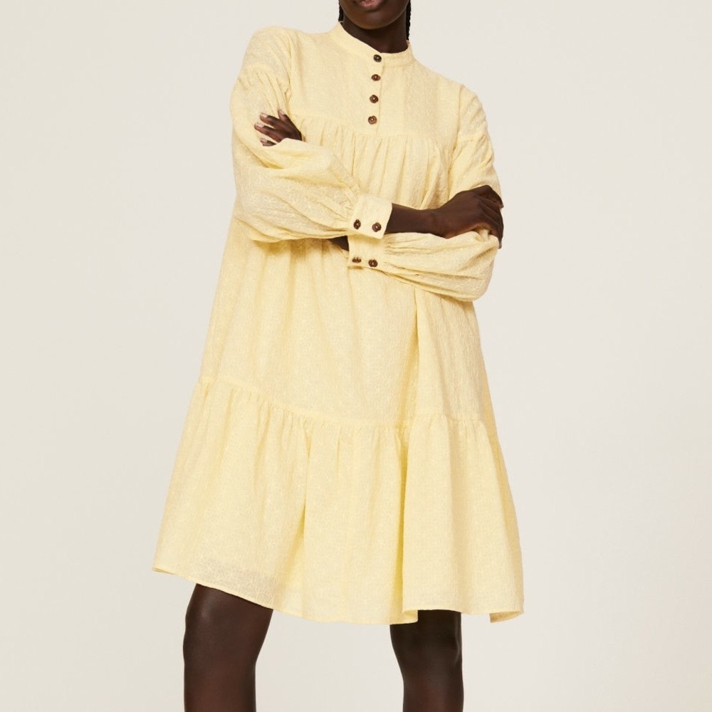 Pamela Love | Yellow Eyelet Dress